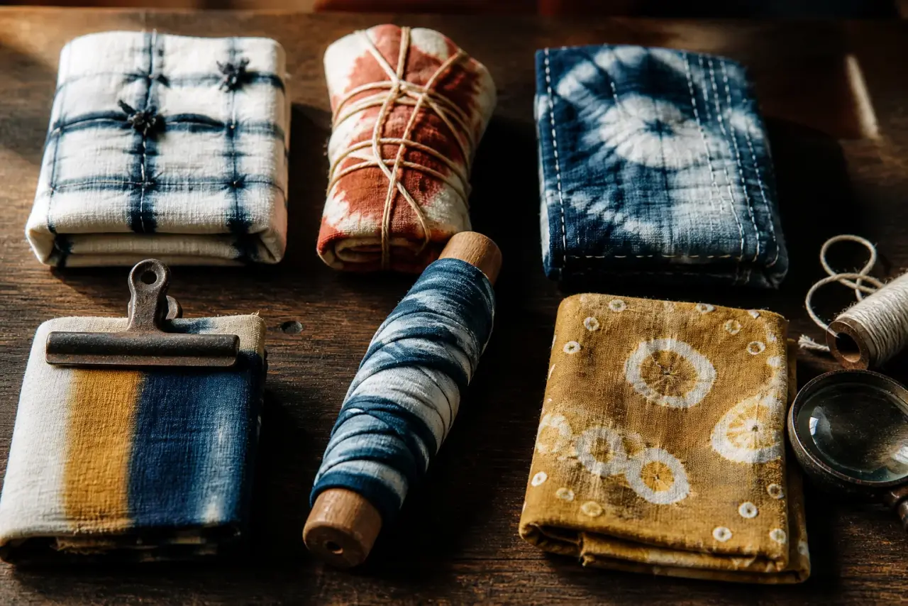 Resist mechanisms represented by distinct cloth samples